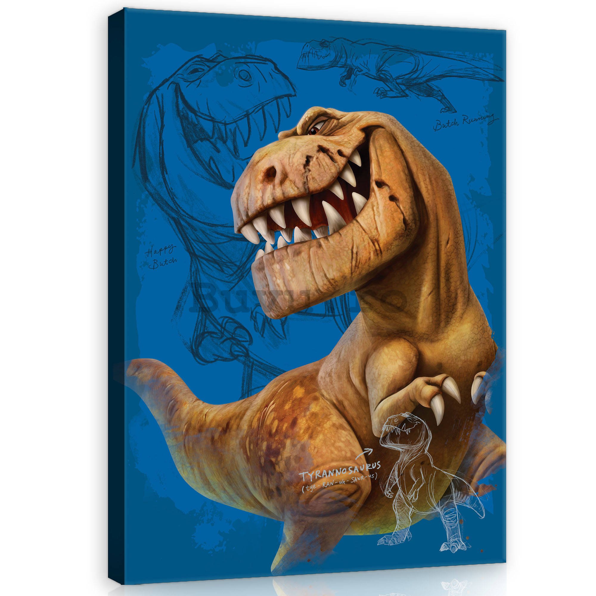 Tablou canvas: Bunul dinozaur Butch (2) - 60x80 cm