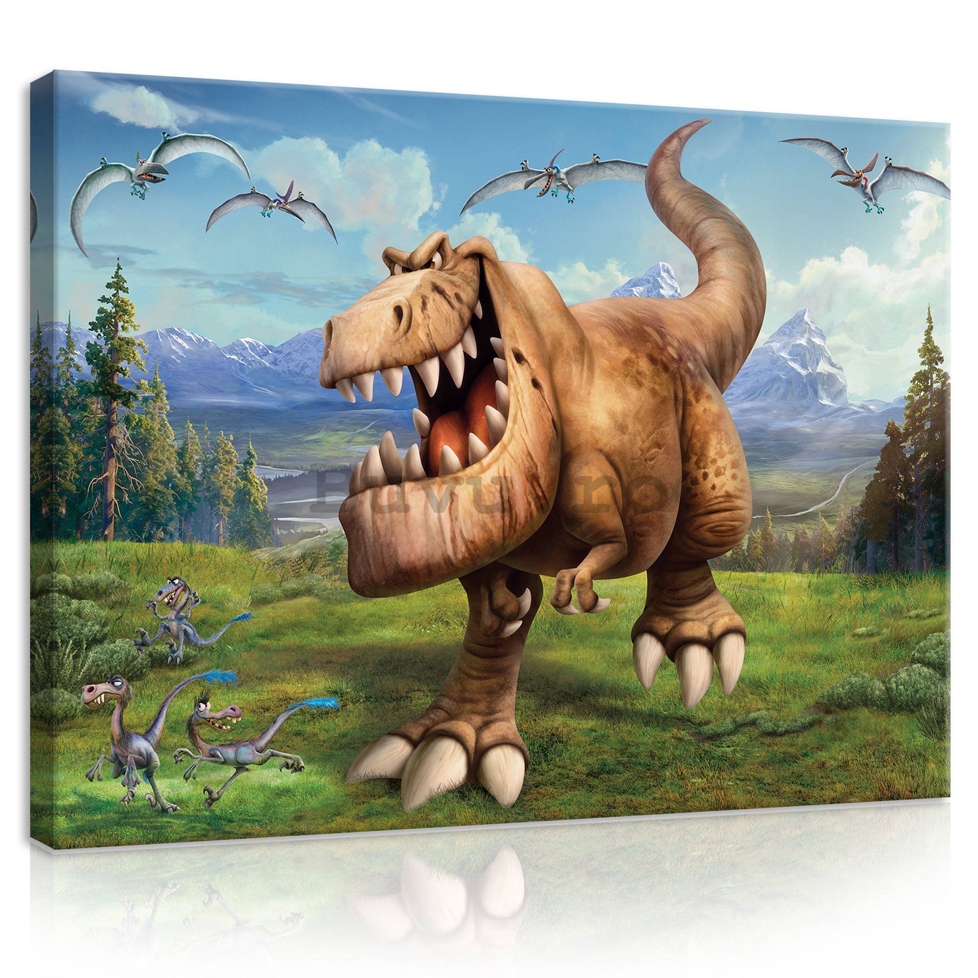 Tablou canvas: Bunul dinozaur Butch (5) - 80x60 cm