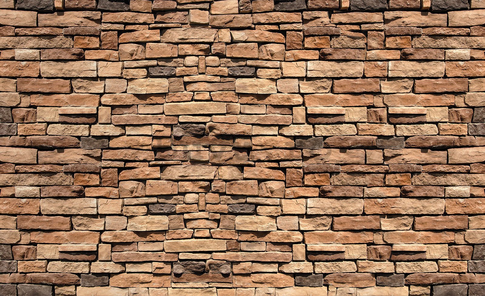 Fototapet vlies: Zid de piatră (1) - 416x254 cm