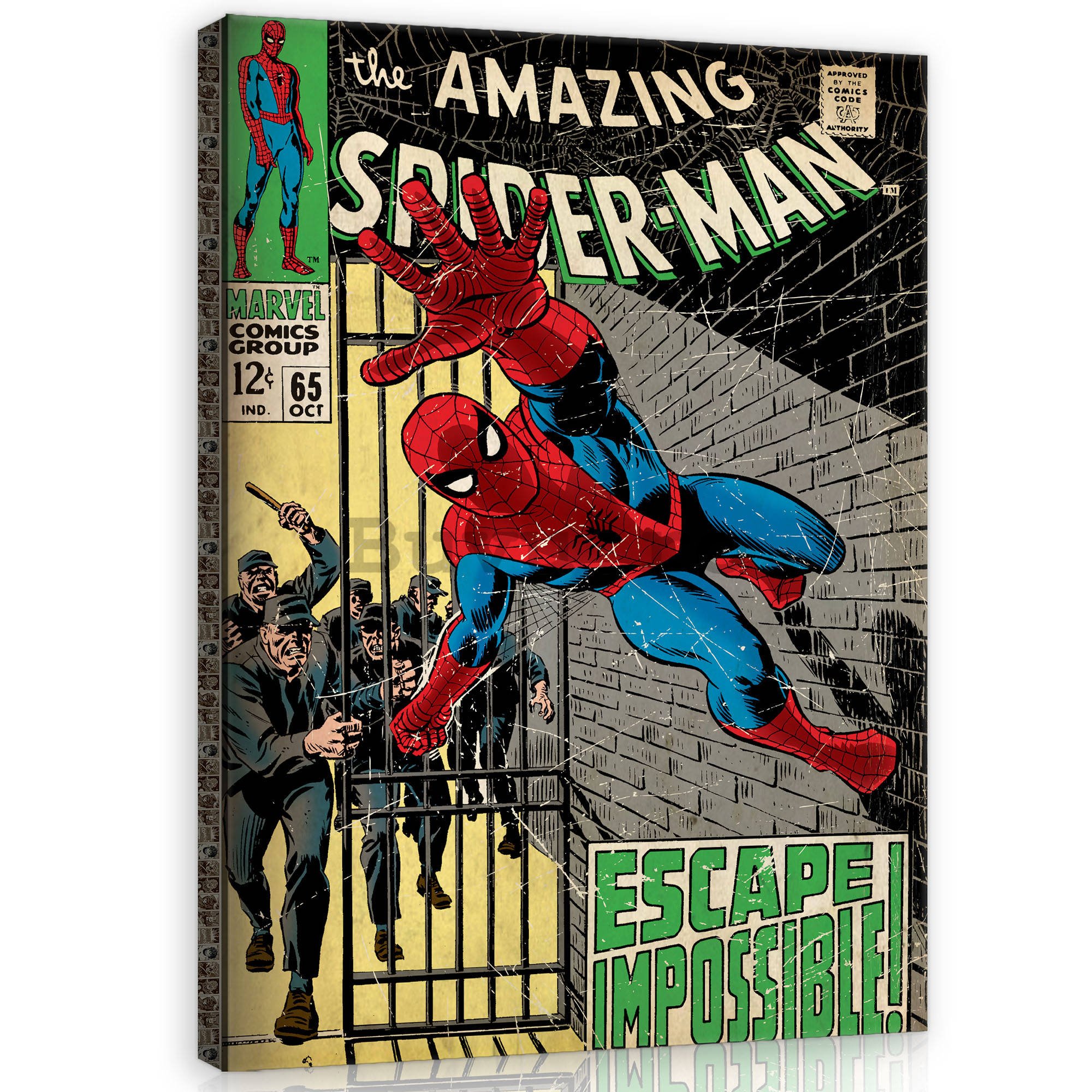 Tablou canvas: The Amazing Spider-man (Escape Impossible) - 80x60 cm
