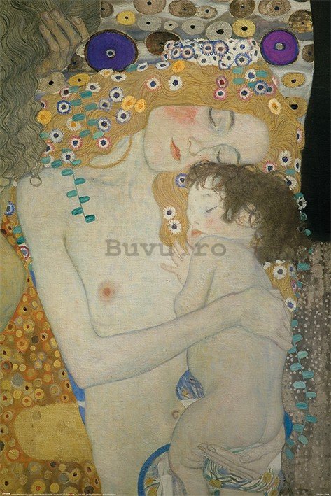 Poster - Gustav Klimt, Mamă și copil