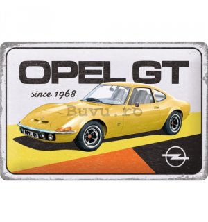 Placă metalică: Opel GT (since 1968) - 30x20 cm