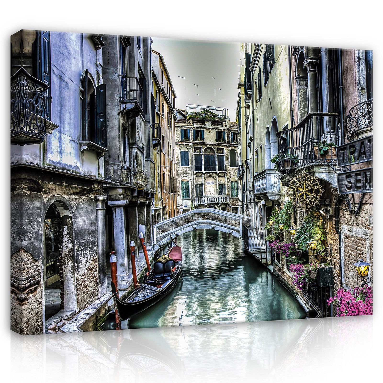 Tablou canvas: Veneția (canal) - 80x60 cm