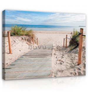Tablou canvas: Plajă (3) - 80x60 cm