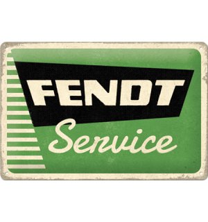 Placă metalică: Fendt Service - 30x20 cm