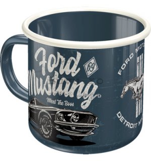 Cană metalică - Ford Mustang (The Boss)