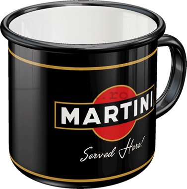Cană metalică - Martini