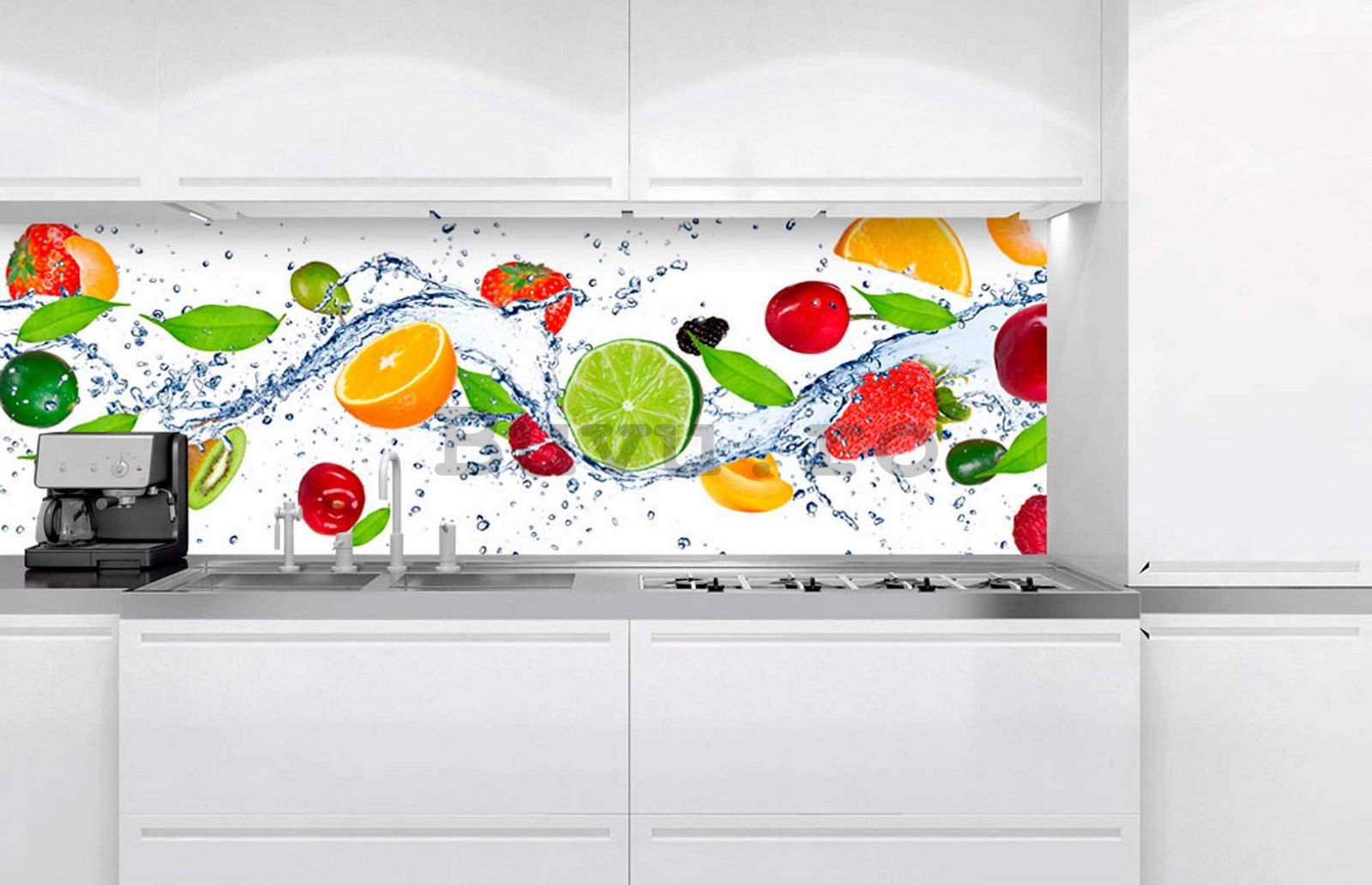 Fototapet autoadeziv lavabil pentru bucătărie - Citrice, 180x60 cm