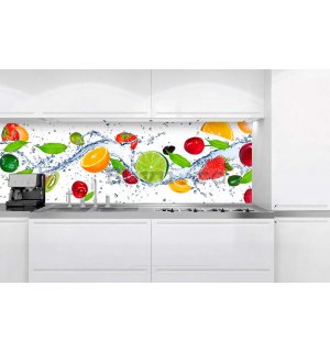 Fototapet autoadeziv lavabil pentru bucătărie - Citrice, 180x60 cm