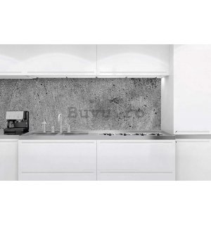 Tapet autoadeziv lavabil pentru bucătărie - Beton, 180x60 cm