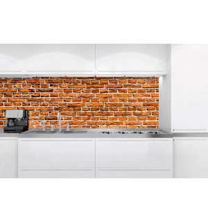 Tapet autoadeziv lavabil pentru bucătărie - Zid de cărămidă, 180x60 cm