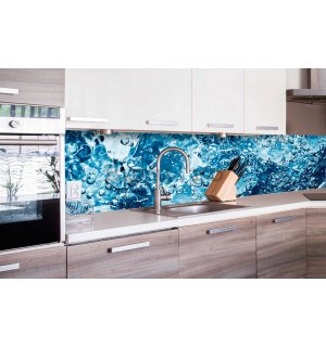 Tapet autoadeziv lavabil pentru bucătărie - Apă carbogazoasă, 260x60 cm