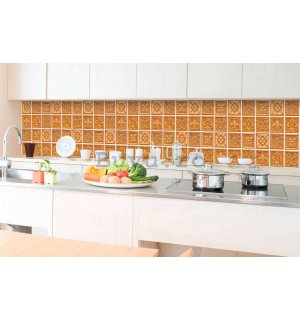 Tapet autoadeziv lavabil pentru bucătărie - Placi de granit, 350x60 cm