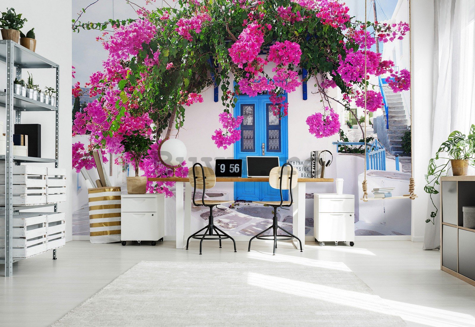 Fototapet vlies: Flori de stradă grecească (1) - 368x254 cm
