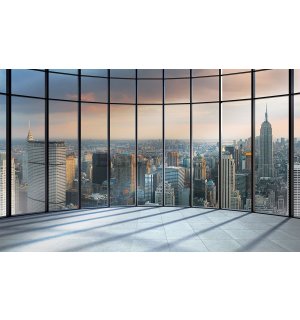 Fototapet vlies: Vedere New York, de la fereastră - 152,5x104 cm