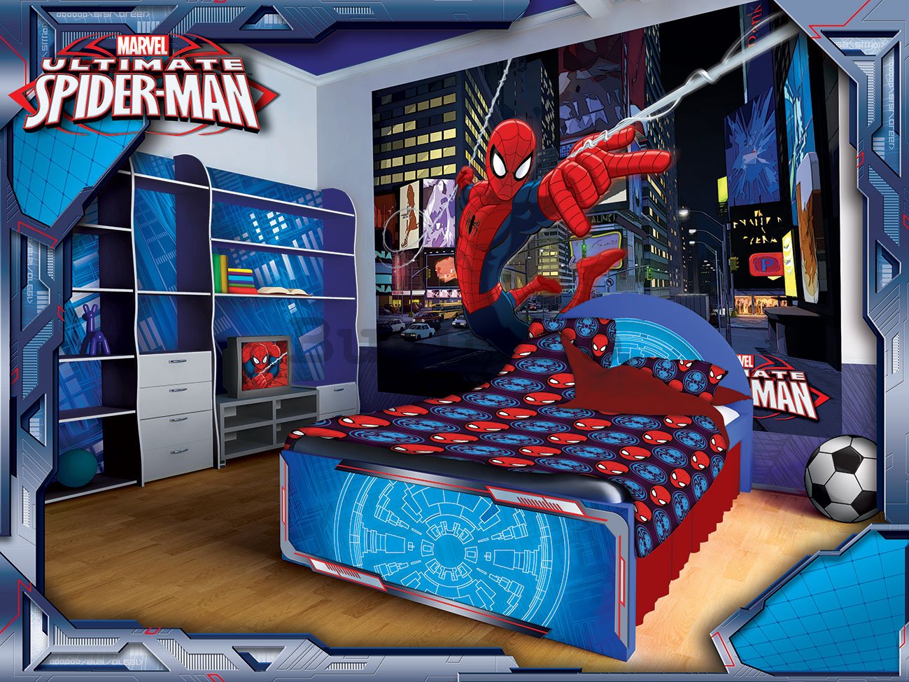 Fototapet vlies: Ultimate Spiderman - 152,5x104 cm