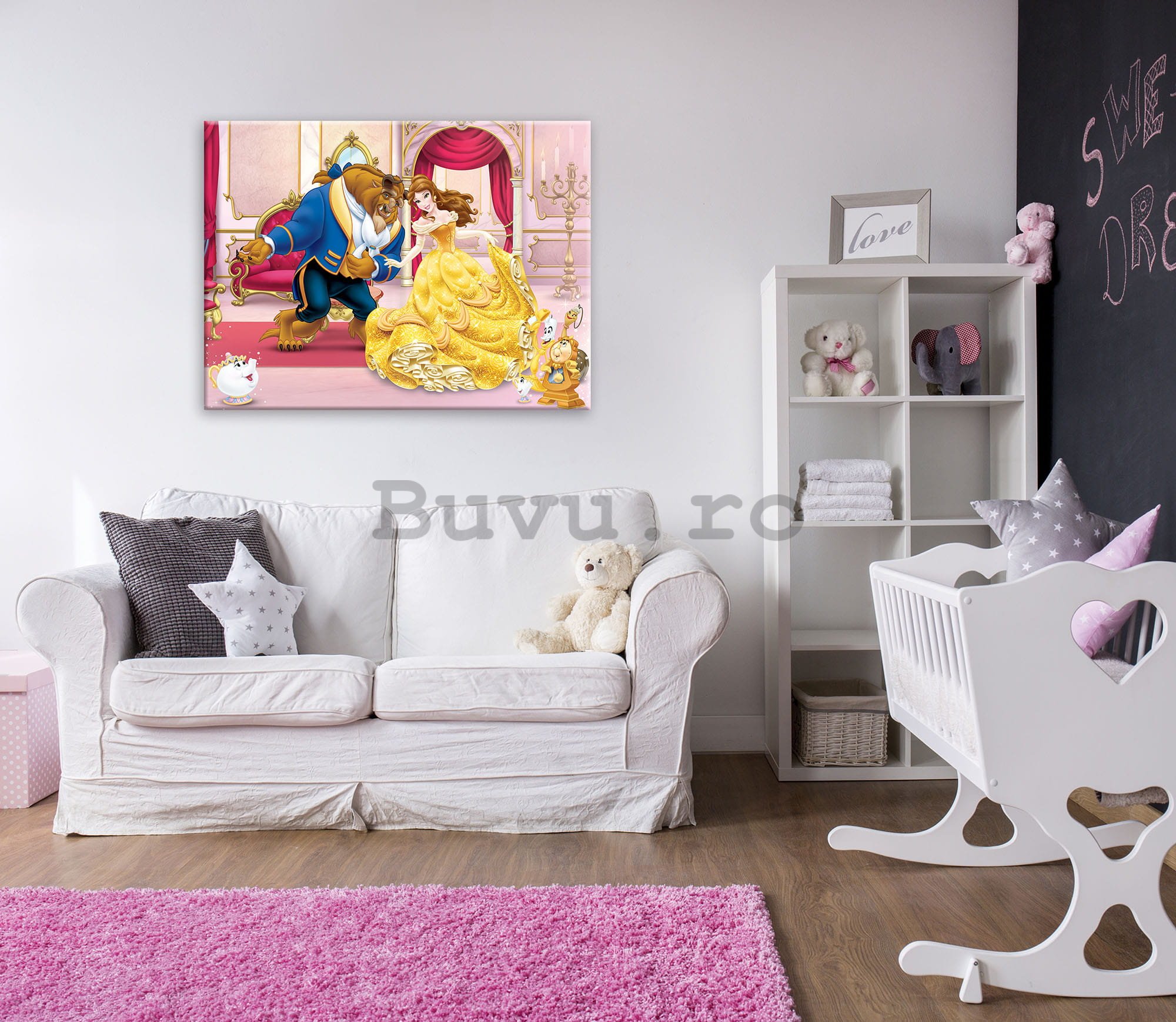 Tablou canvas: Frumoasa si Bestia - 100x75 cm