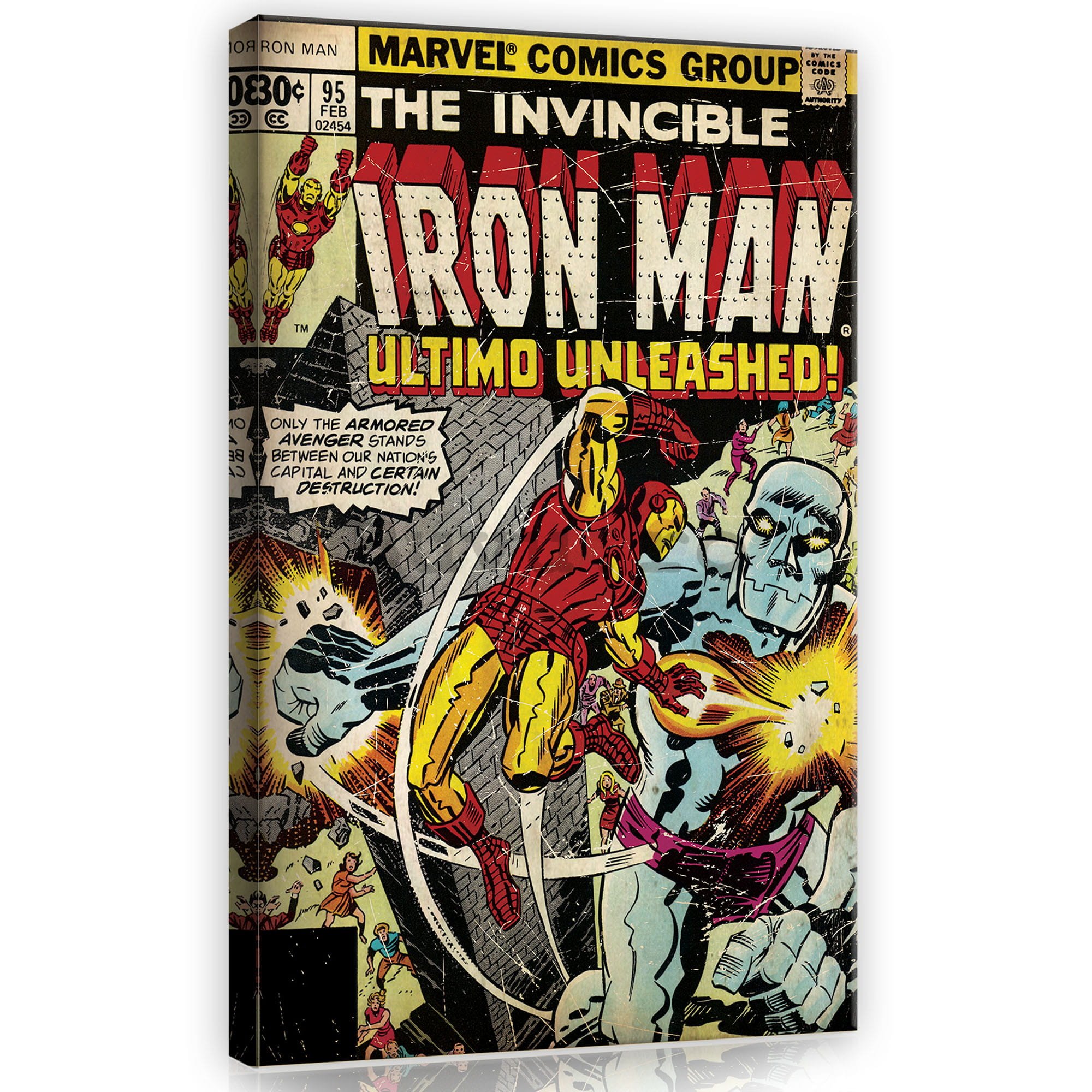 Tablou canvas: The Invincible Iron Man Ultimo Unleashed - 40x60 cm