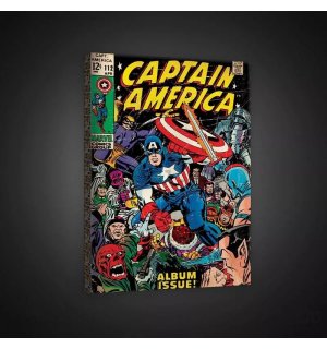 Tablou canvas: Captain America (comics) - 40x60 cm