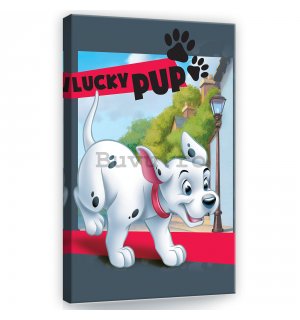Tablou canvas: 101 dalmați (Lucky Pup) - 40x60 cm