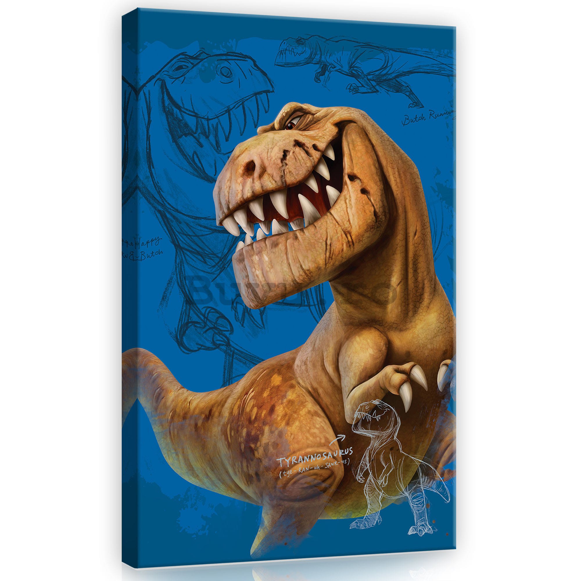 Tablou canvas: Bunul dinozaur Butch (2) - 40x60 cm