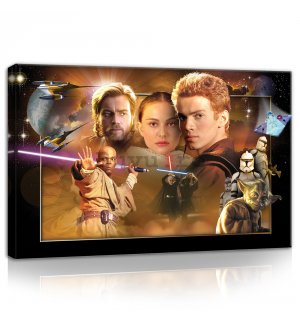 Tablou canvas: Star Wars Attack of the Clones (2) - 60x40 cm