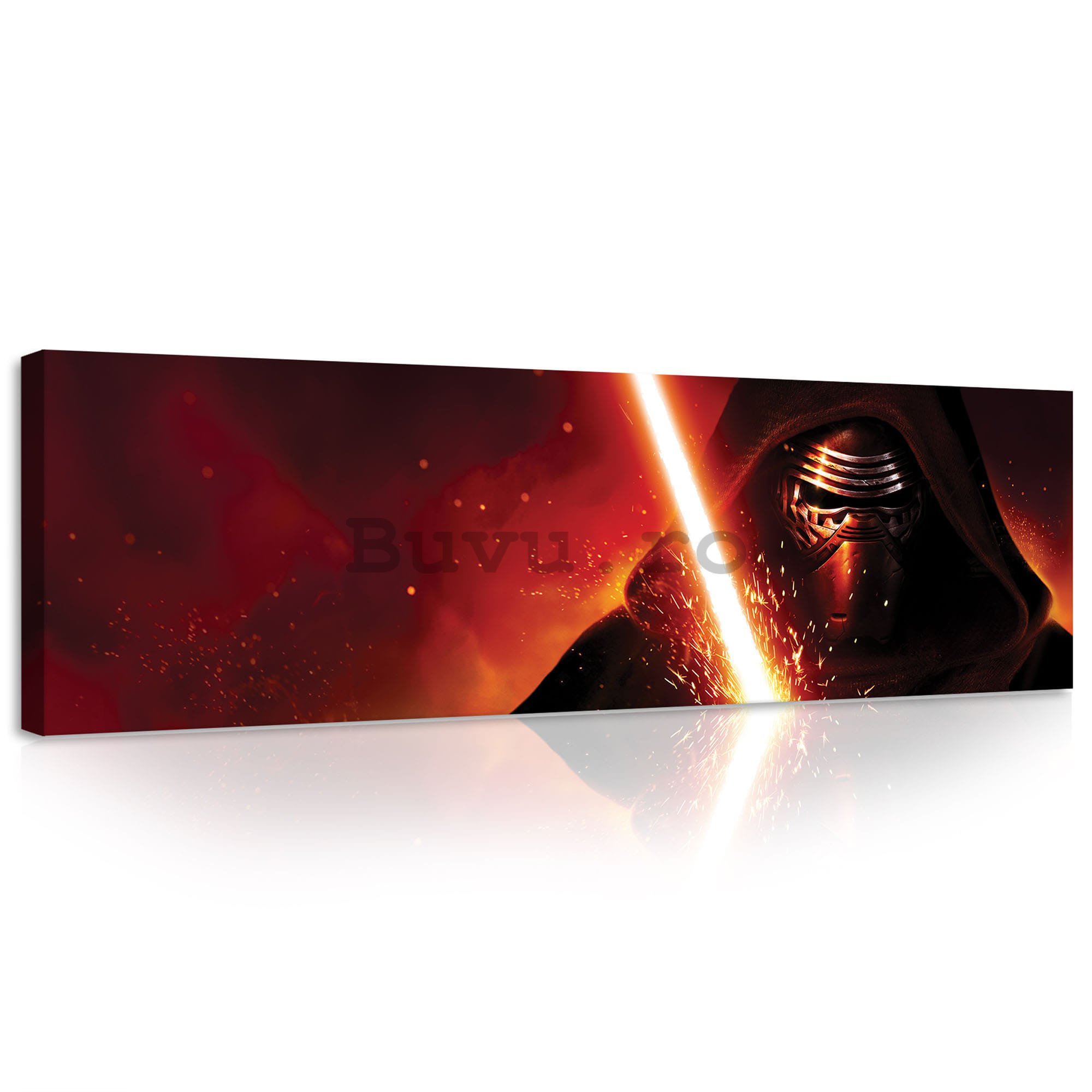 Tablou canvas: Star Wars Kylo Ren's Lightsaber - 145x45 cm