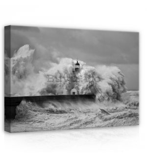 Tablou canvas: Val de furtună (1) - 70x50 cm