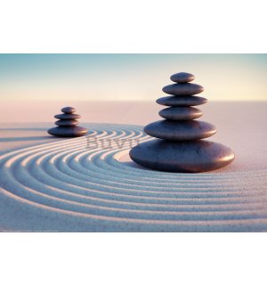 Poster: Pietre Zen în nisip