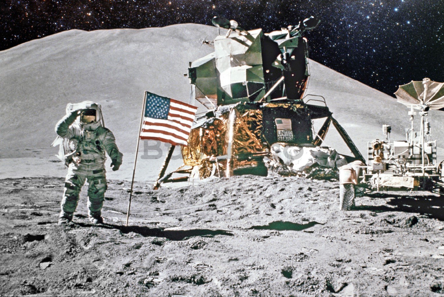 Poster: Aterizarea pe Lună (Apollo 11)