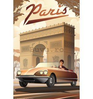 Poster: Paris (Art Deco)