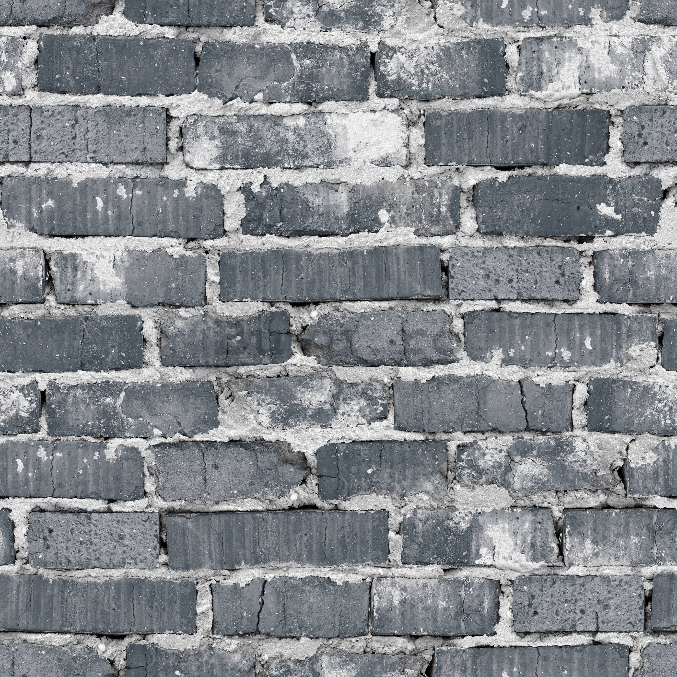 Tapete de vinil zid de cărămidă gri negru (1)