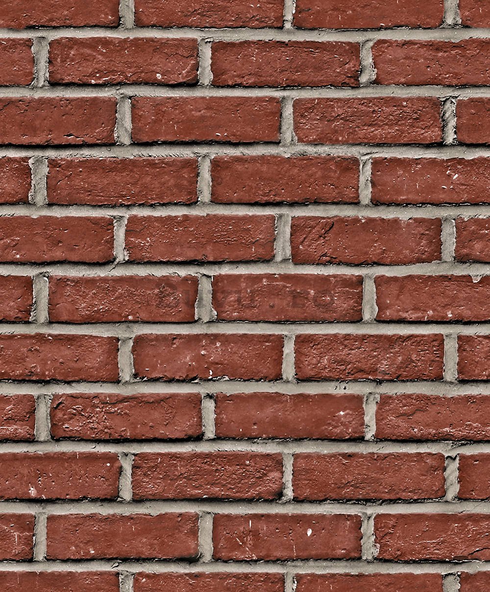 Tapete de vinil zid de cărămidă roșie (1)