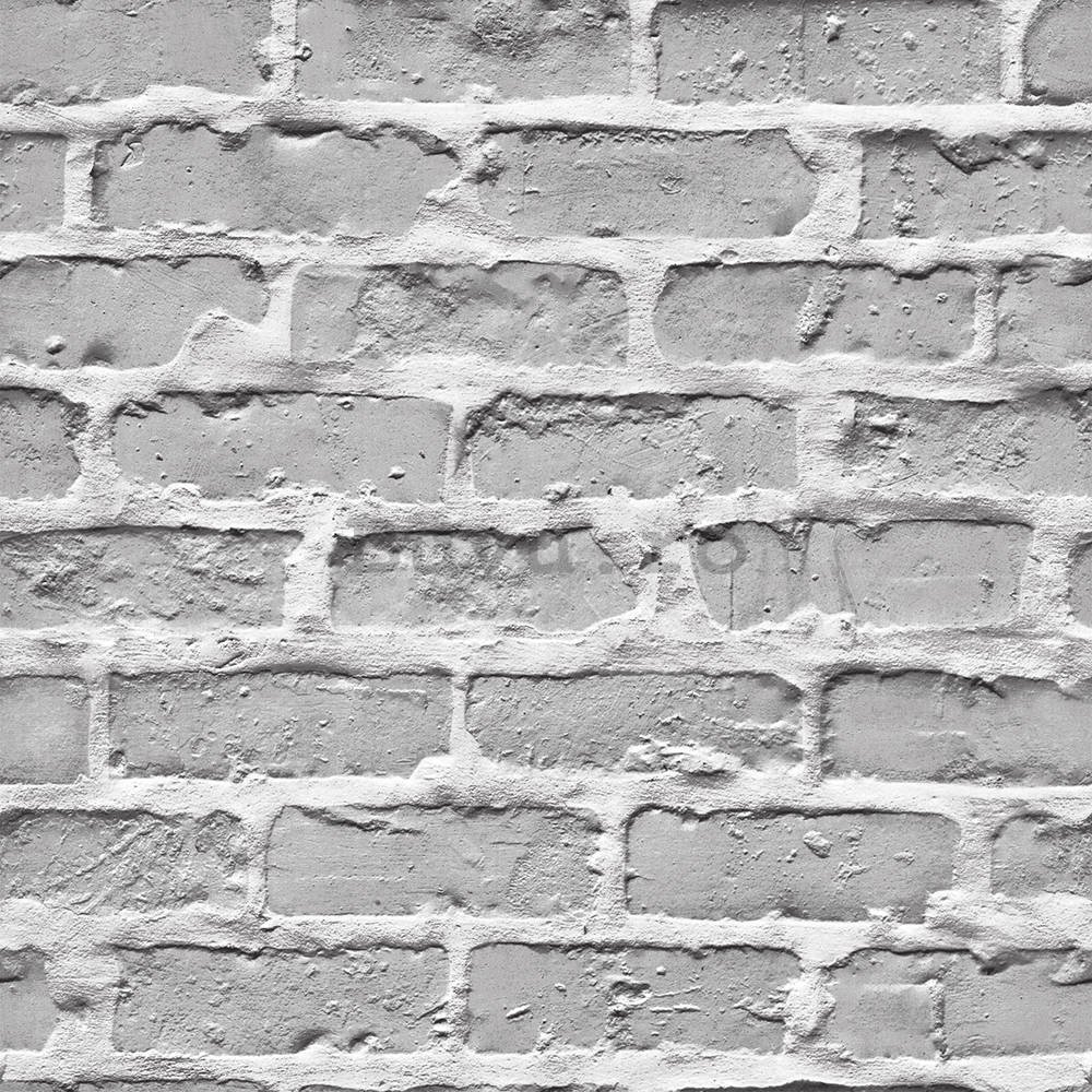 Tapete de vinil perete de cărămizi gri deschis