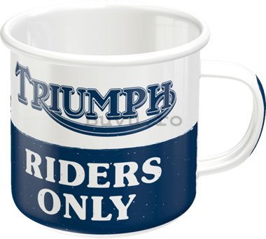 Cană metalică - Triumph Riders Only