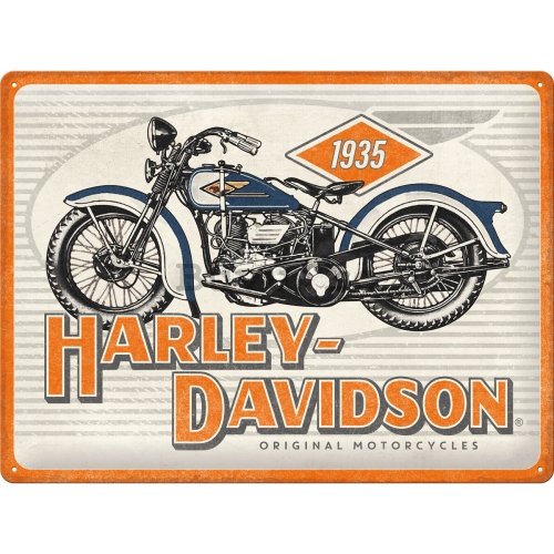Placă metalică: Harley-Davidson 1935 - 40x30 cm