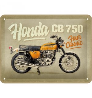 Placă metalică:Honda MC CB750 Four Classic - 20x15 cm