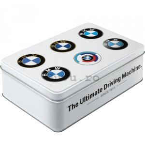 Cutie metalică plată - BMW Logo Evolution