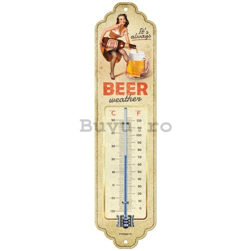 Termometru retro - Beer Weather
