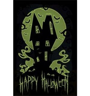 Poster - Haunted House (Glow In The Dark!)