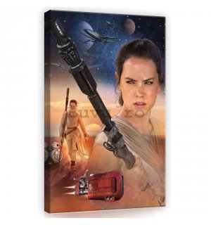 Tablou canvas: Star Wars, Rey - 40x60 cm