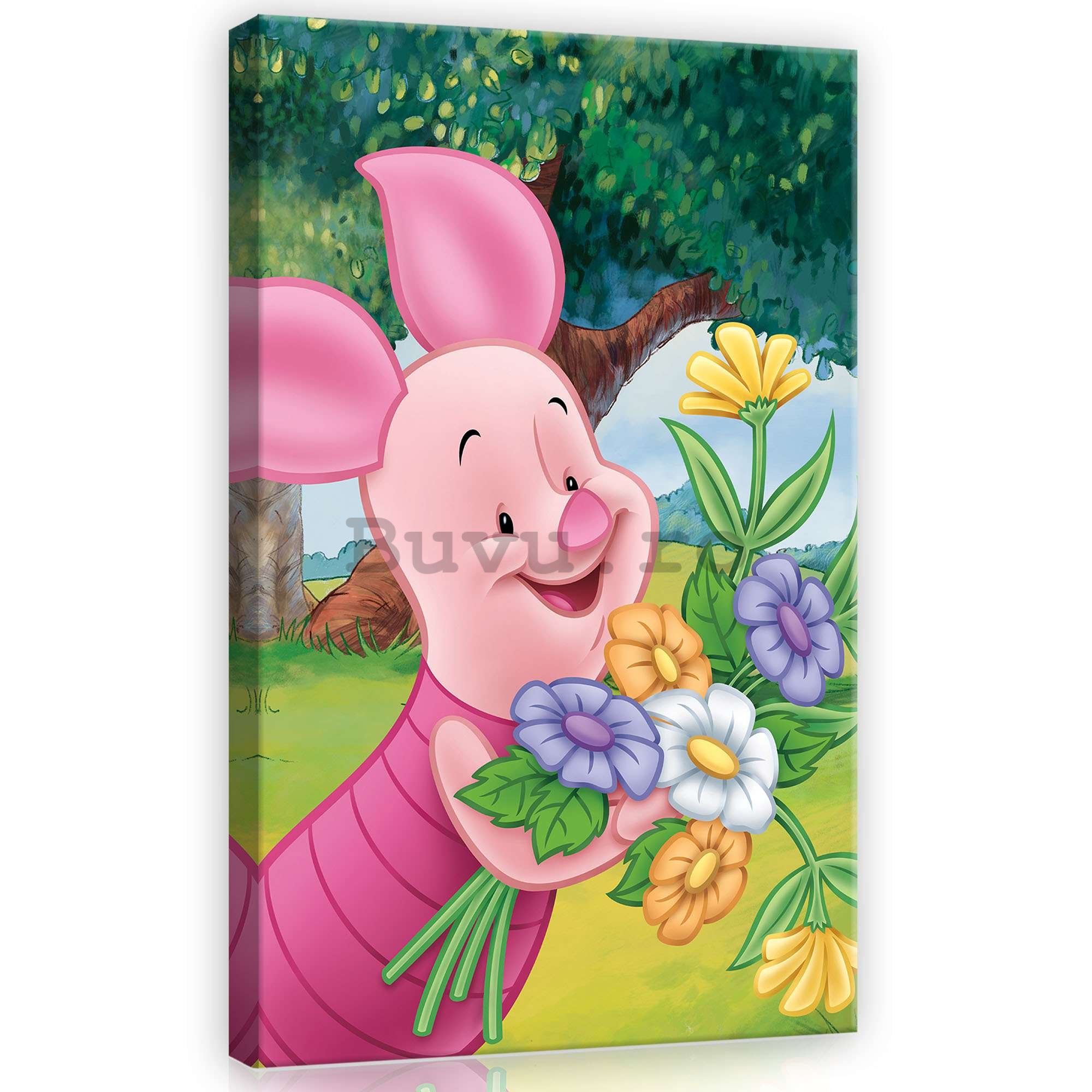Tablou canvas: Winnie the Pooh (purcel) - 40x60 cm