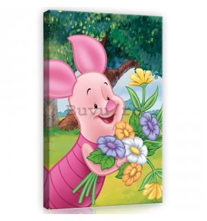 Tablou canvas: Winnie the Pooh (purcel) - 40x60 cm
