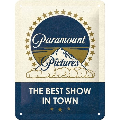 Placă metalică: Paramount (Classic Logo) - 20x15 cm