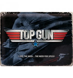 Placă metalică: Top Gun The Need for Speed - 40x30 cm