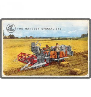 Placă metalică: Claas The Harvest Specialists - 30x20 cm
