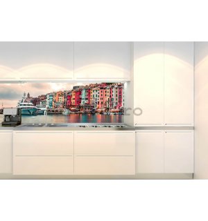 Tapet autoadeziv lavabil pentru bucătărie -  Portovenere, 180x60 cm