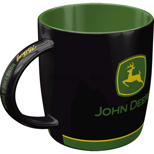Cană - John Deere Logo Black