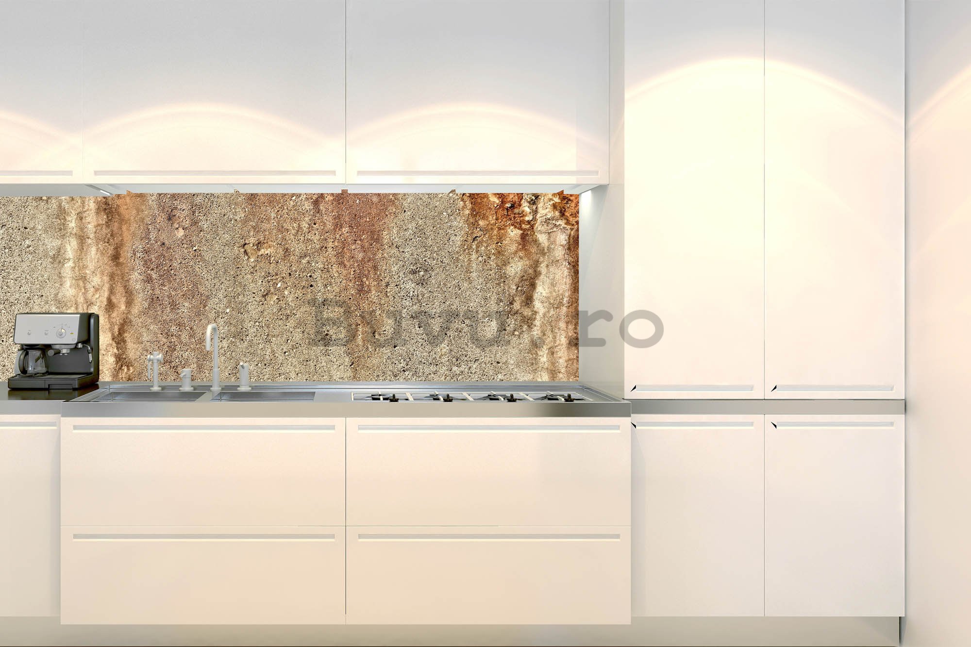Tapet autoadeziv lavabil pentru bucătărie - Decor nisipos, 180x60 cm