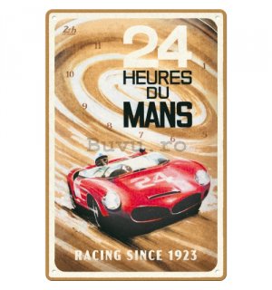 Placă metalică: 24h Le Mans - Red Car 1963 - 20x30 cm